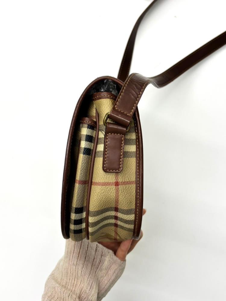 Burberry 버버리 노바체크 호스페리 호보 크로스백 6