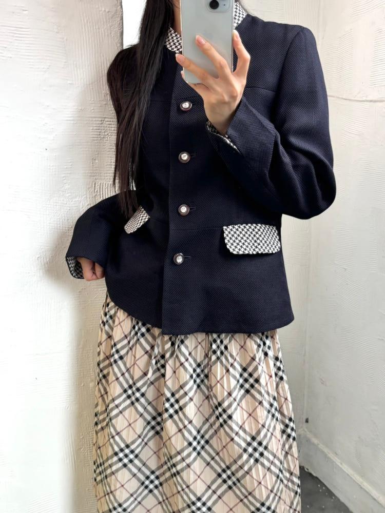Courreges 꾸레쥬 딥네이비 자켓 3