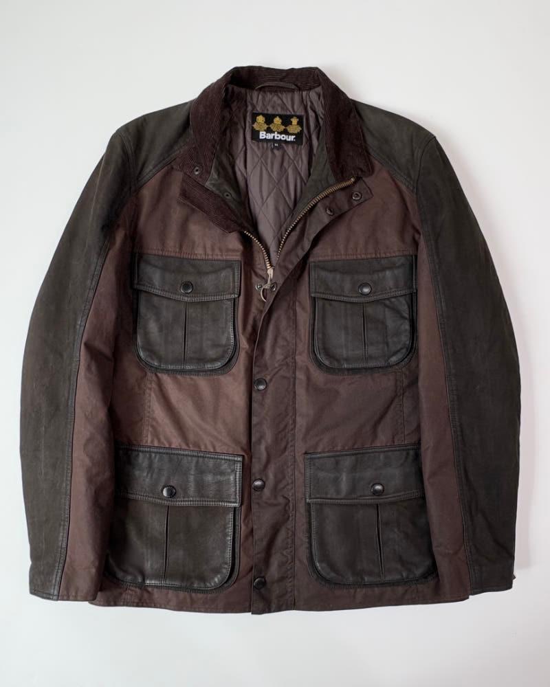 Barbour 바버 투포켓 브라운컬러 왁스 자켓 3