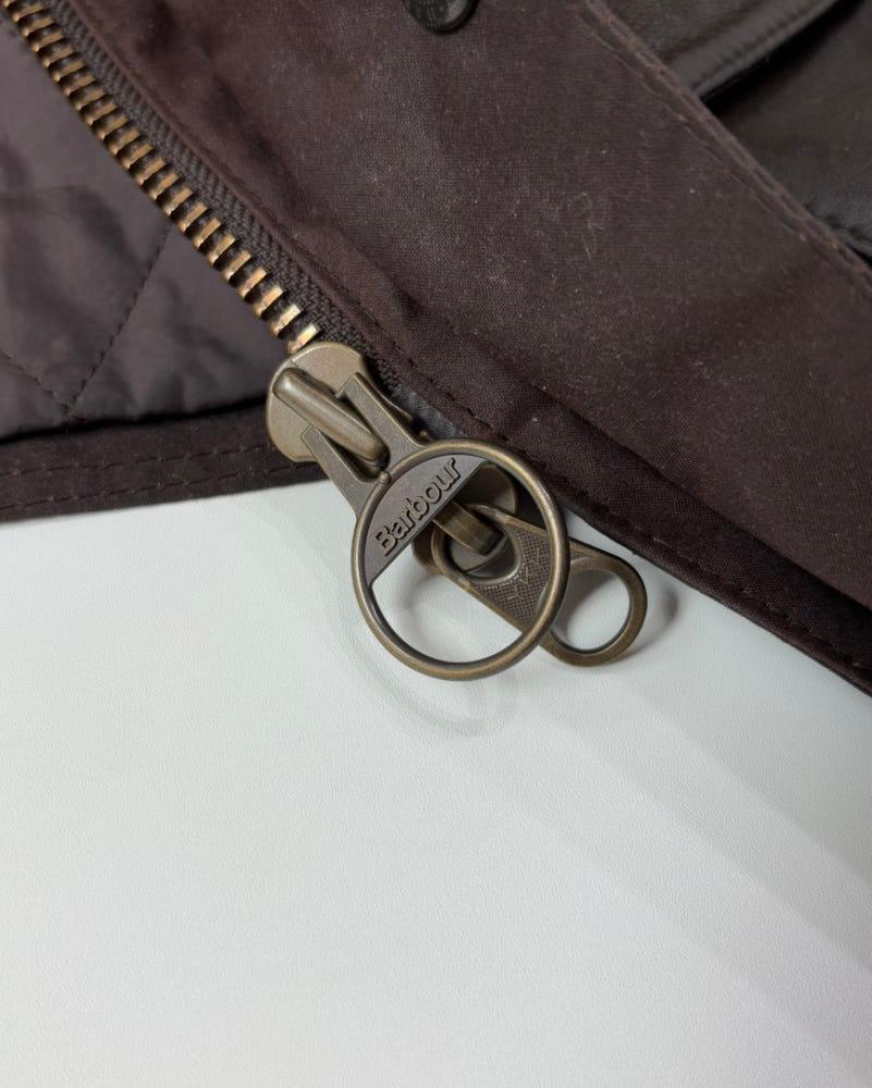 Barbour 바버 투포켓 브라운컬러 왁스 자켓 7