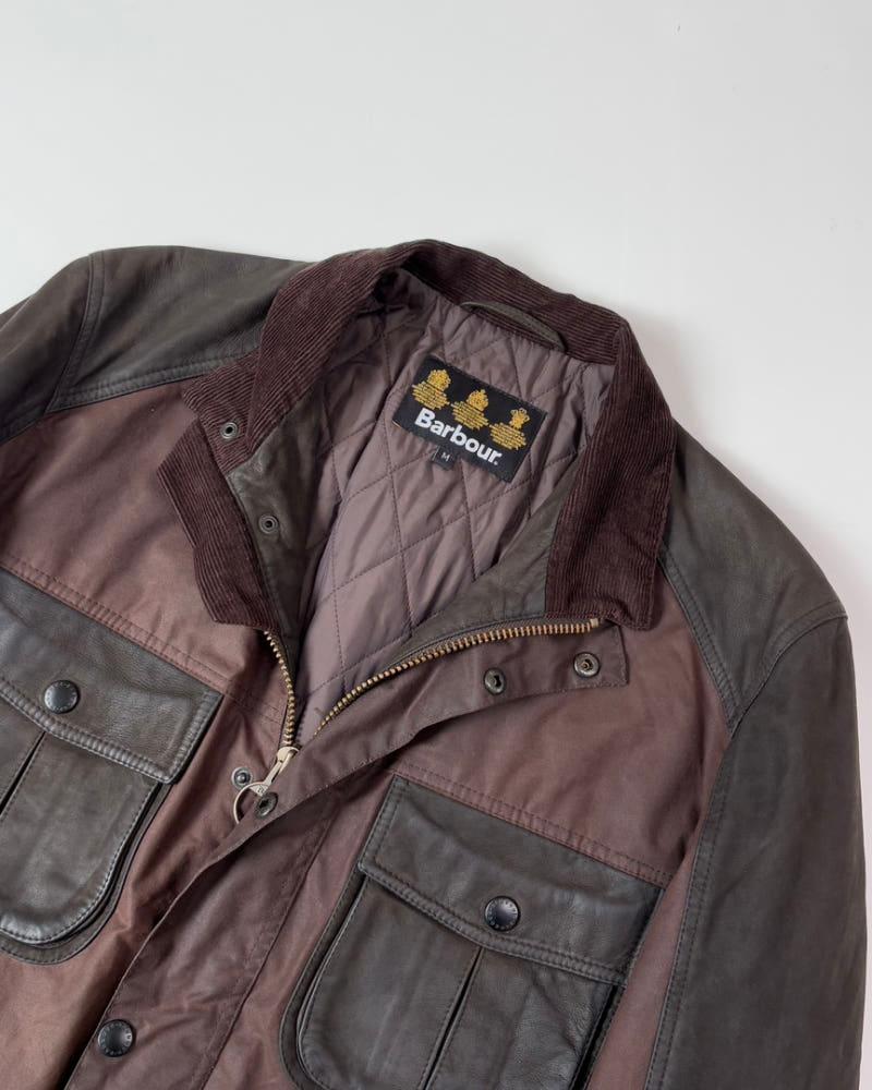 Barbour 바버 투포켓 브라운컬러 왁스 자켓 6