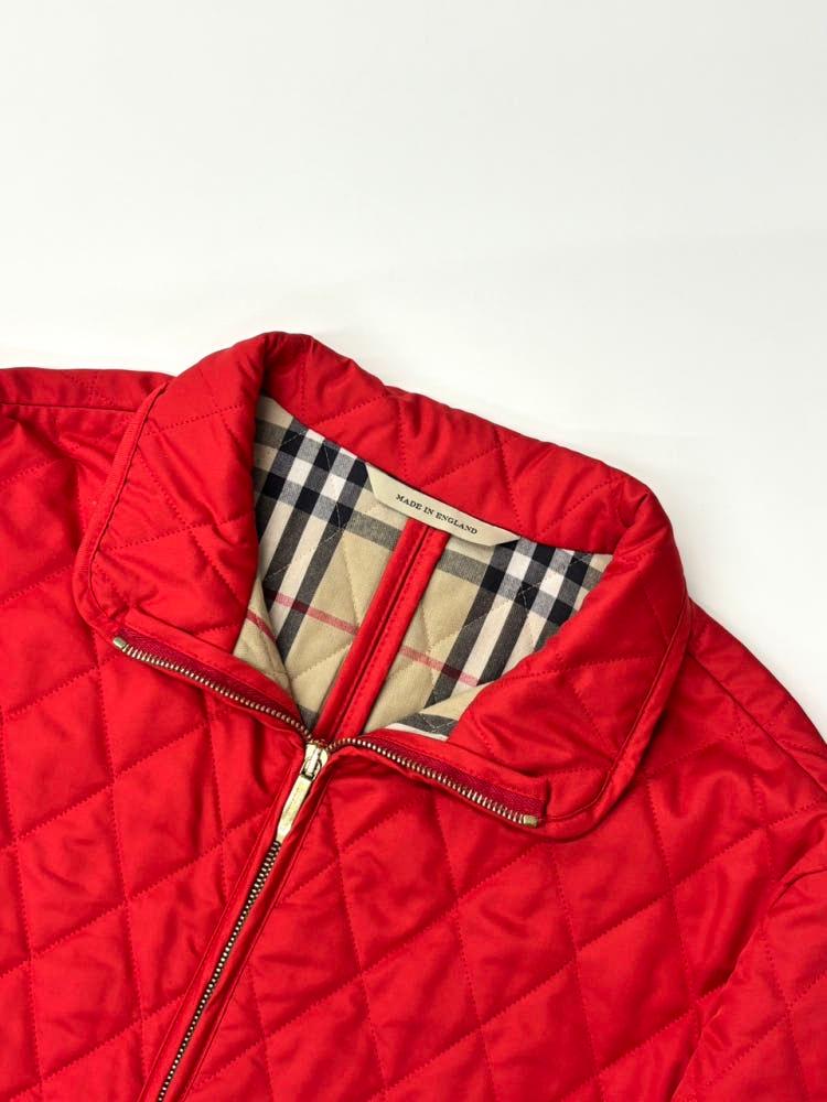 Burberry 버버리 레드 퀄팅 집업 자켓 7