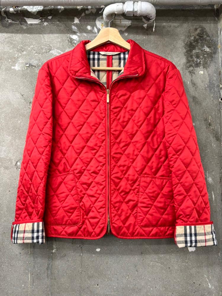 Burberry 버버리 레드 퀄팅 집업 자켓 3