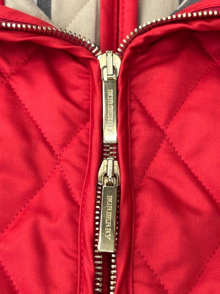 Burberry 버버리 레드 퀄팅 집업 자켓 11
