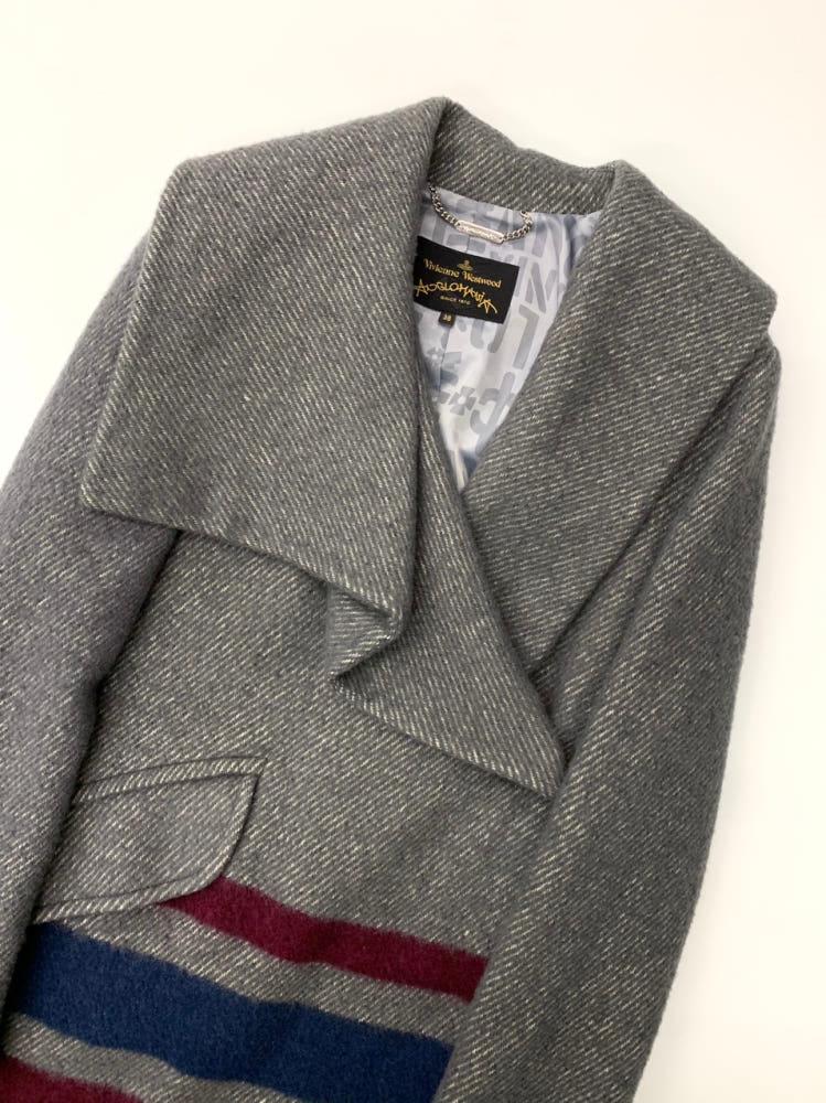 Vivienne Westwood 비비안웨스트우드 그레이 롱 코트 8