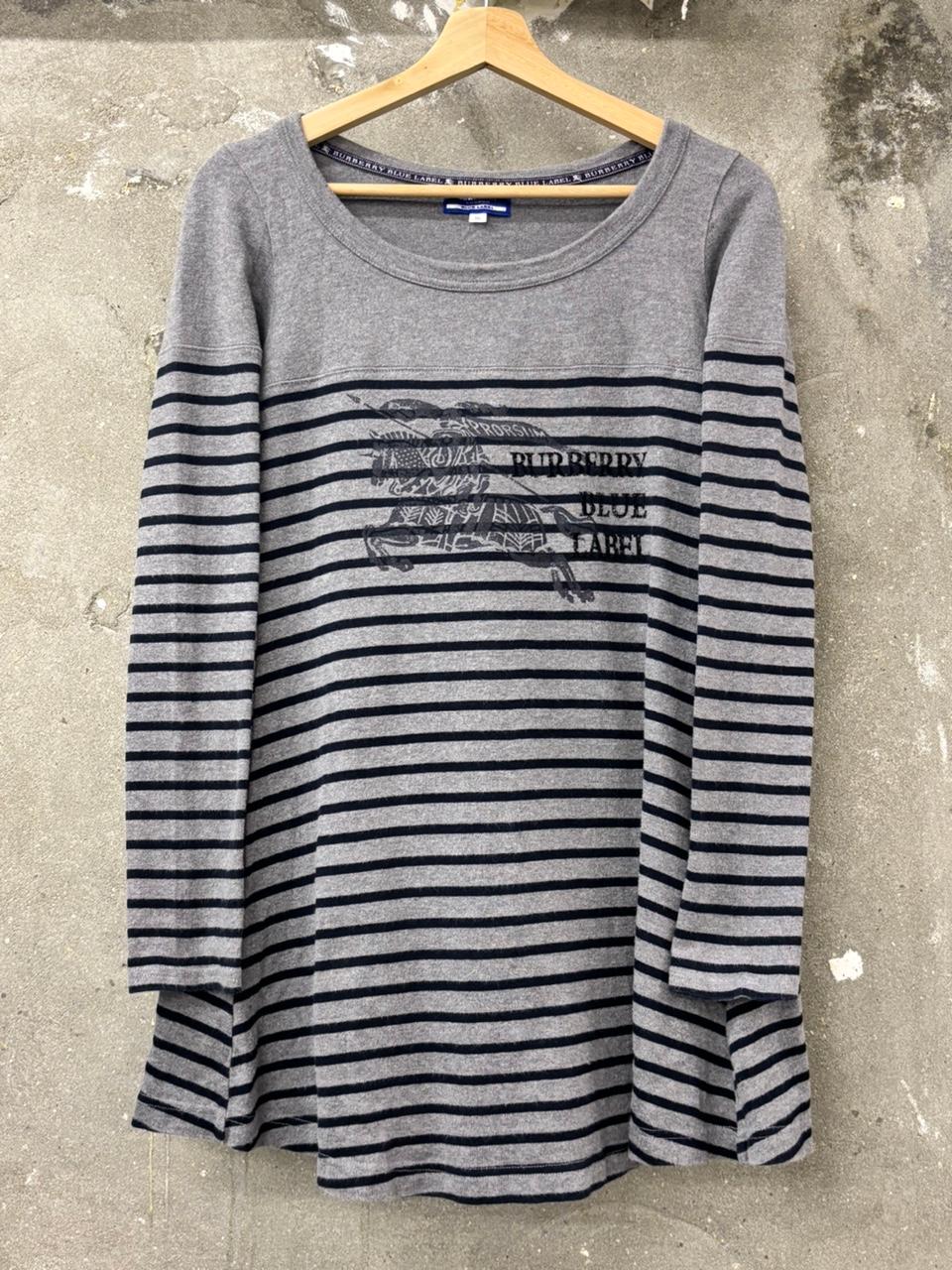 Burberry 버버리 블루라벨 챠콜 스트라이프 원피스 2