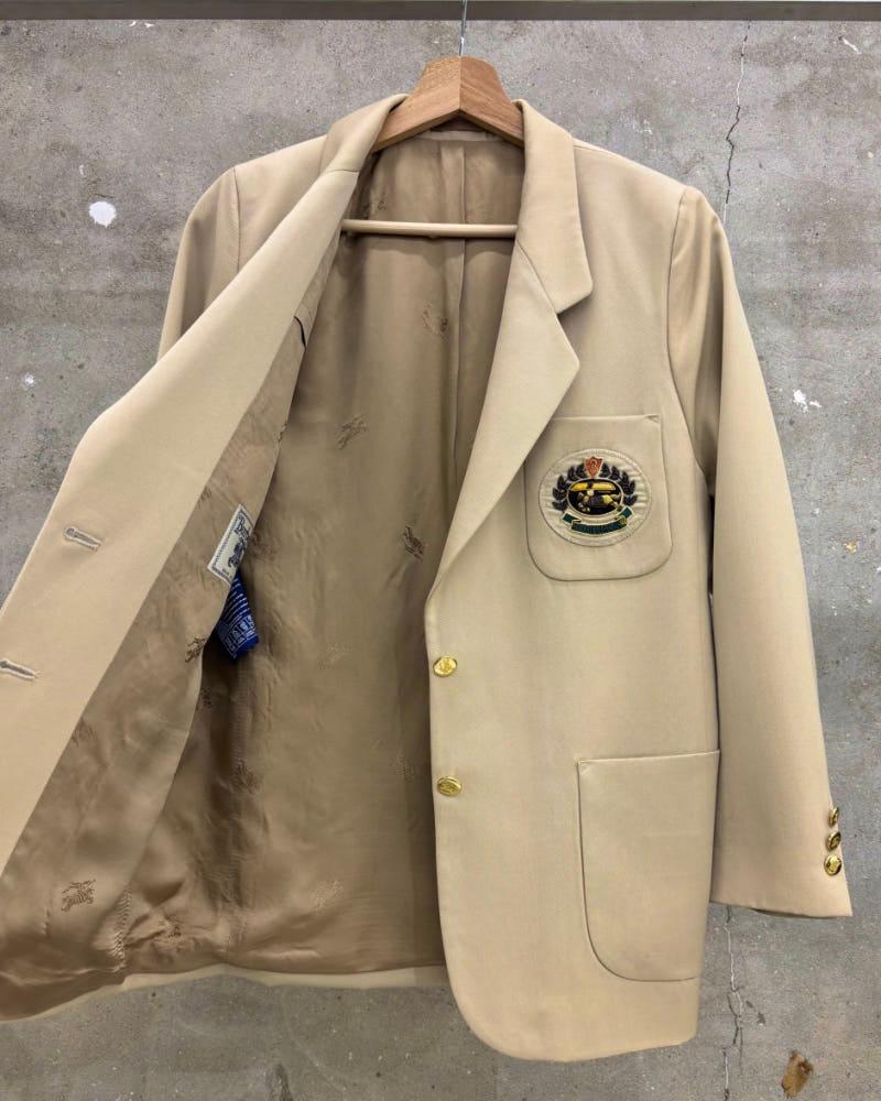 Burberry 버버리 베이지 울 싱글 자켓 9