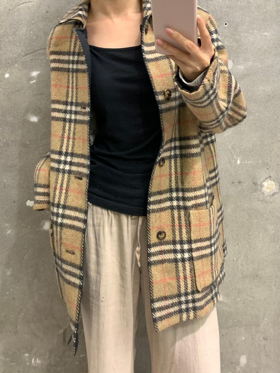 Burberry 버버리 노바체크 리버시블 울 코트 2