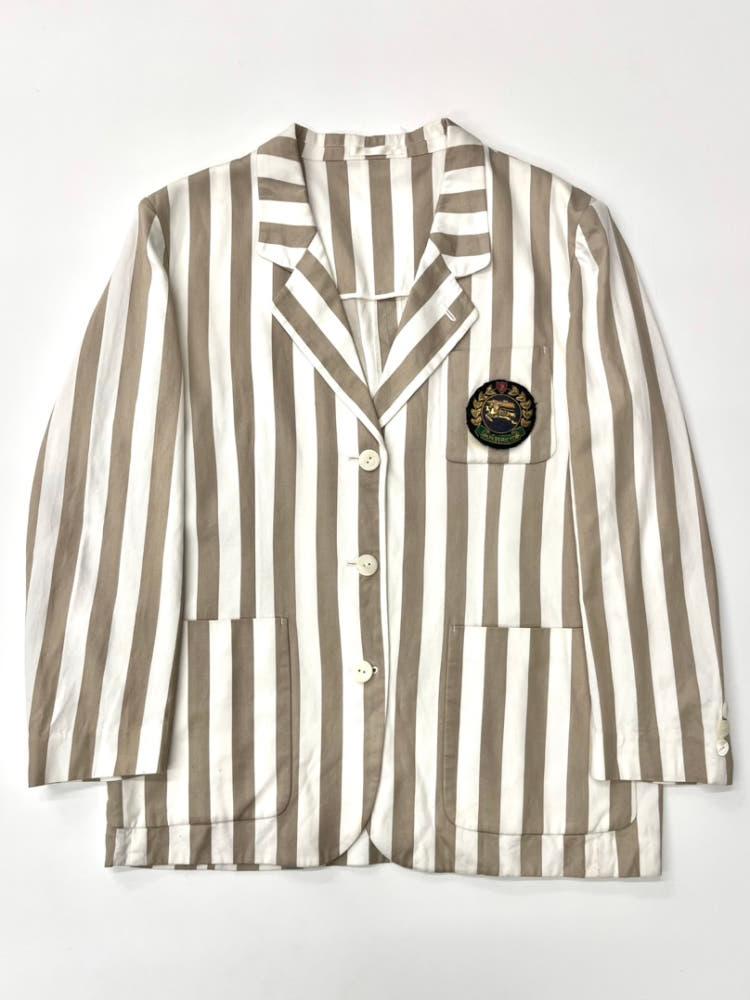 Burberry 버버리 90s 크래스트로고 스트라이프 블레이저 5