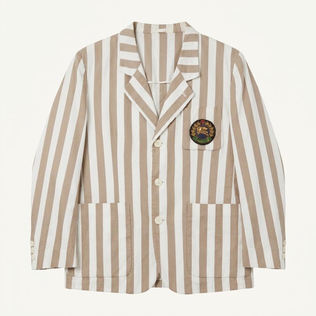 Burberry 버버리 90s 크래스트로고 스트라이프 블레이저 1