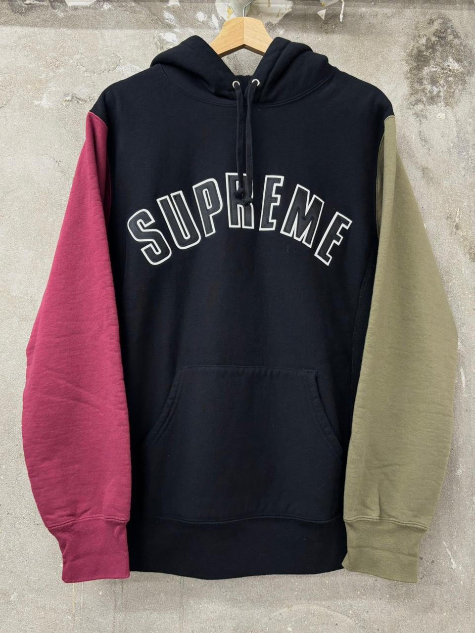 Supreme 슈프림 16FW 컬러 블록 아치 로고 후드 스웻셔츠 2