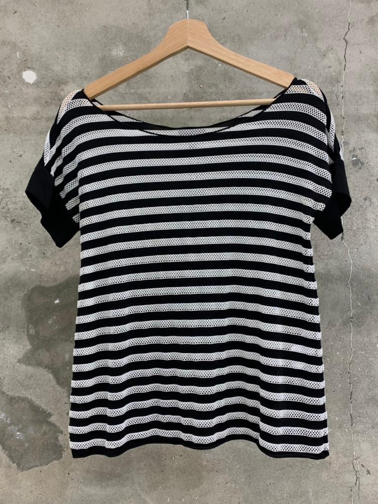 ARMANI COLLEZIONI 아르마니 꼴레지오니 레이온 스트라이프 반팔 5