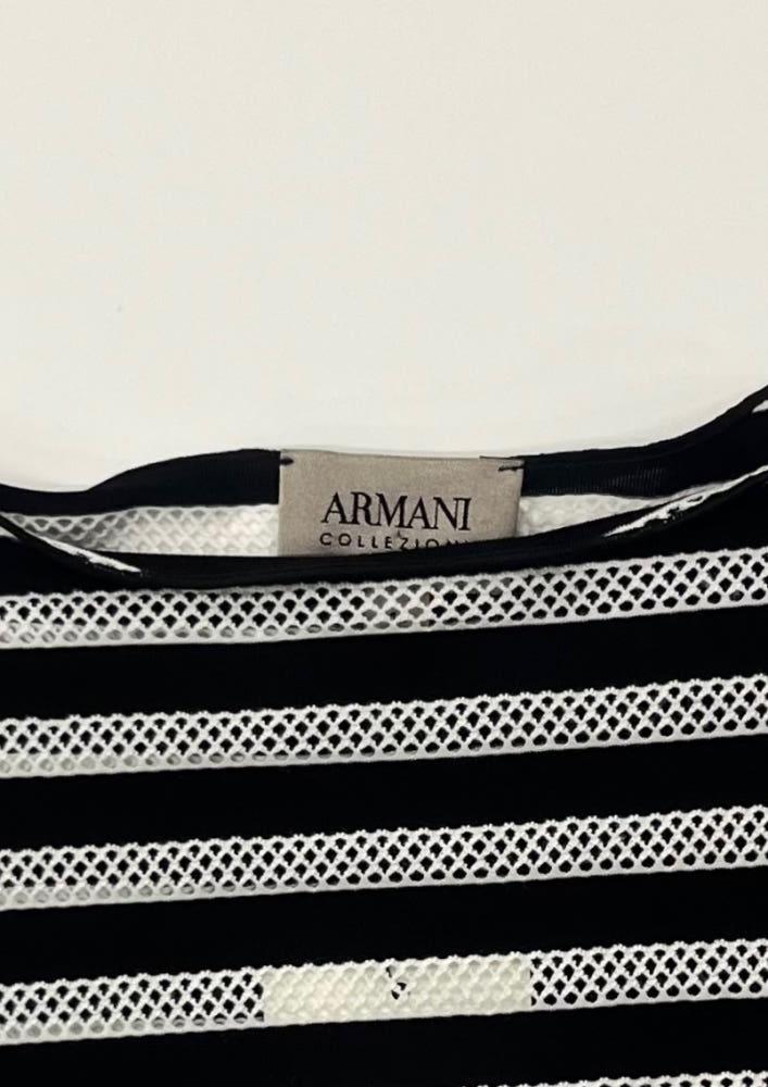 ARMANI COLLEZIONI 아르마니 꼴레지오니 레이온 스트라이프 반팔 8