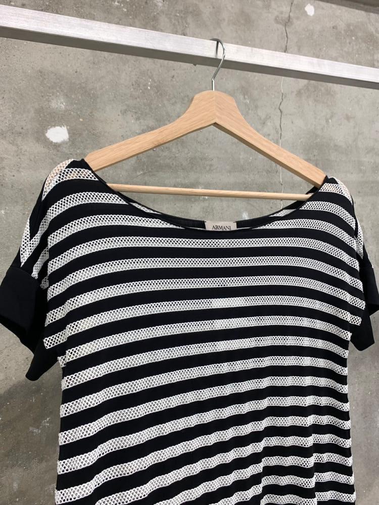 ARMANI COLLEZIONI 아르마니 꼴레지오니 레이온 스트라이프 반팔 7