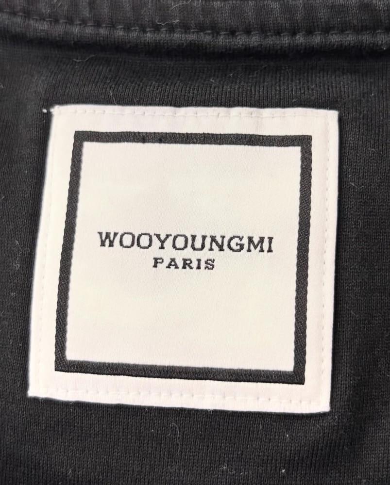 Wooyoungmi 우영미 레더 패치 블랙컬러 티셔츠 8