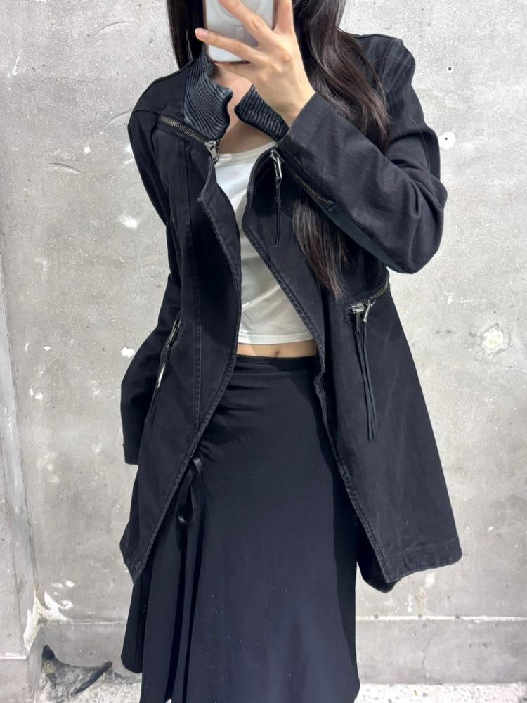 Diesel 디젤 블랙 오픈 자켓 3