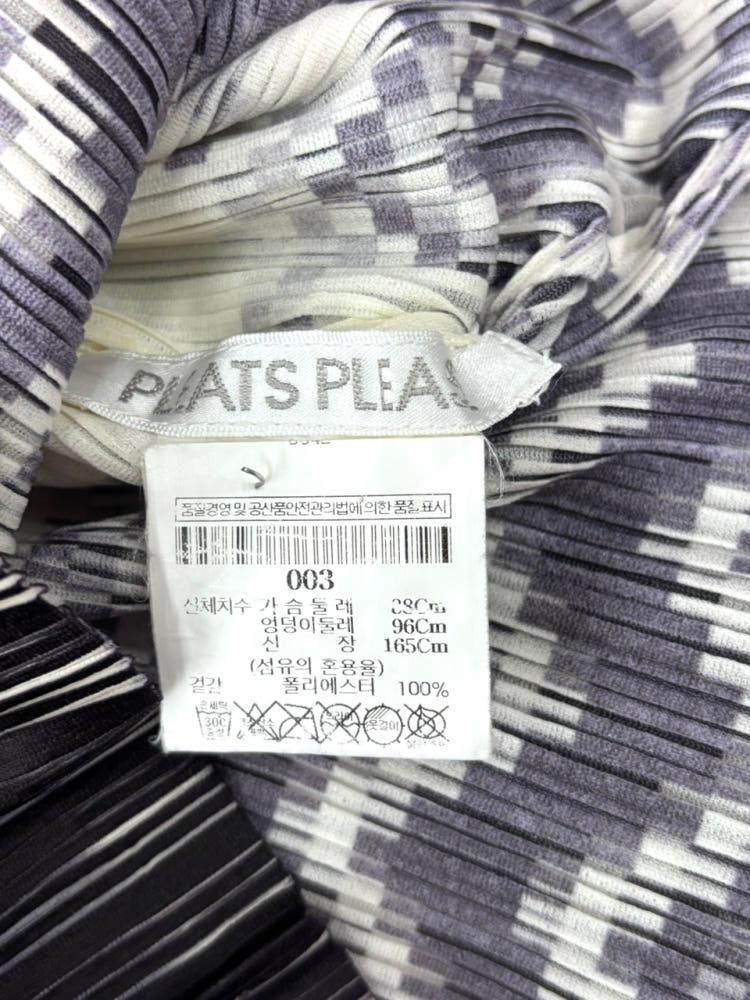 Pleats Please 플리츠플리즈 터틀넥 도트 패턴 블라우스 10