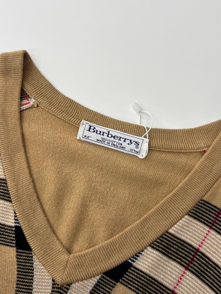 Burberry 버버리 노바체크 브이넥 슬리브리스 니트 6
