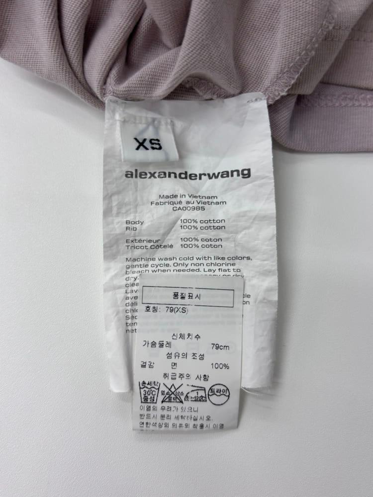 alexander wang 알렉산더왕 라벤더그레이 셔링 티셔츠 7