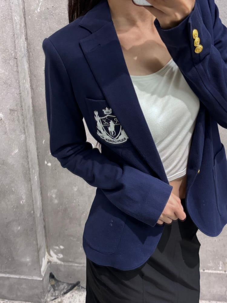Polo 폴로 신형라벨 네이비 우먼 블레이저 4