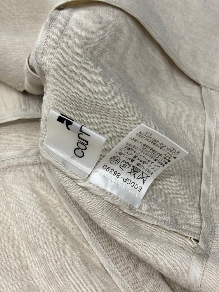 Courreges 꾸레쥬 아이보리 린넨 자켓 9