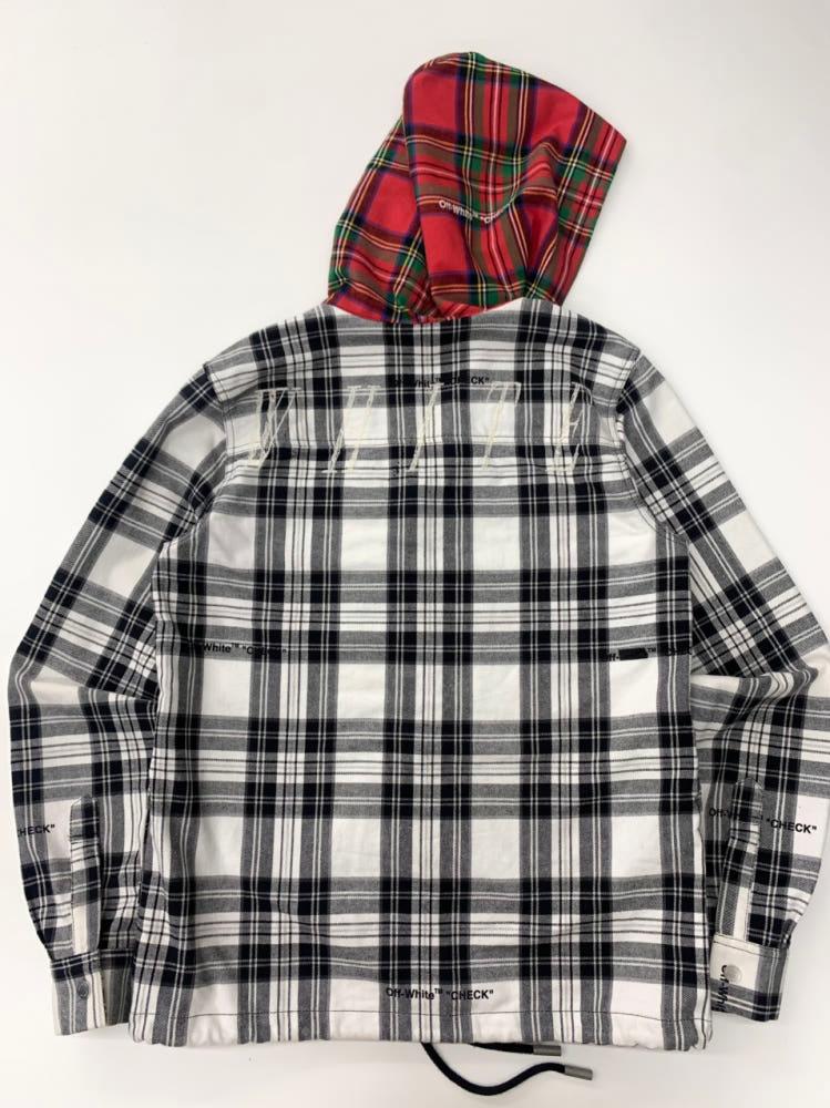 Off White 오프화이트 18SS 체크 플란넬 셔츠 자켓 5