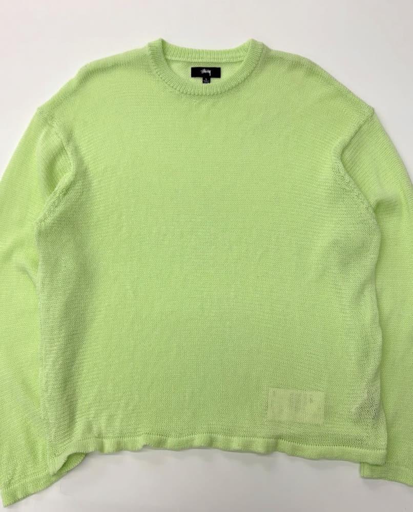 STUSSY 스투시 라이트 센서티브 그린 니트 5