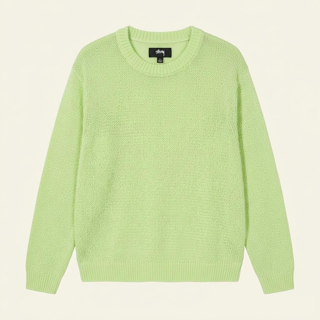 STUSSY 스투시 라이트 센서티브 그린 니트 1