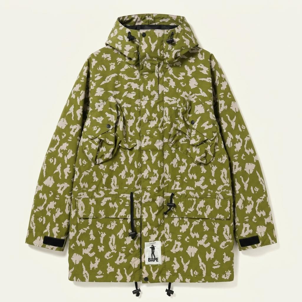 Bape 베이프 90s 디지털 카모 마운틴 후드 자켓 1