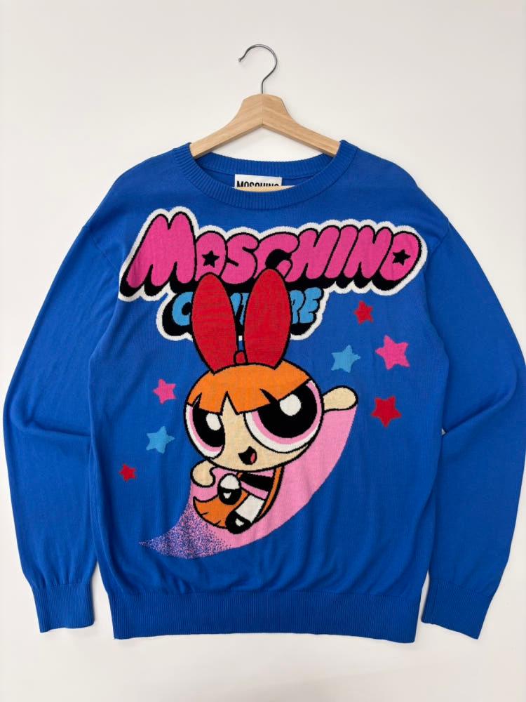 Moschino 모스키노 파워퍼프걸 크루넥 니트 6