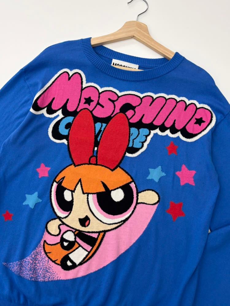 Moschino 모스키노 파워퍼프걸 크루넥 니트 7