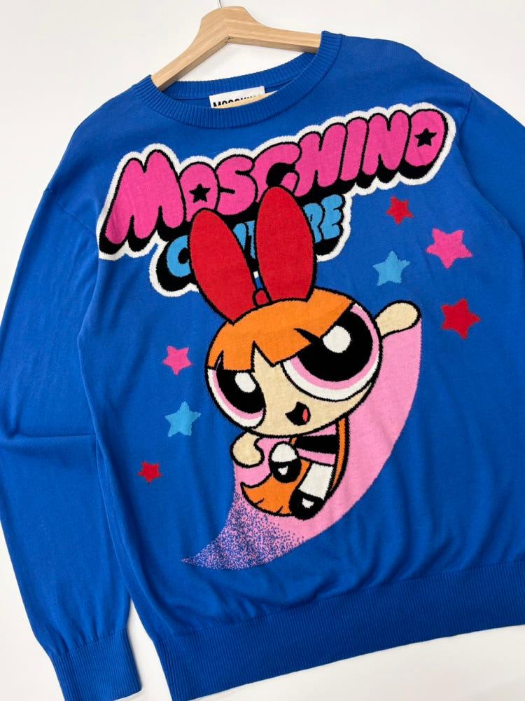 Moschino 모스키노 파워퍼프걸 크루넥 니트 8
