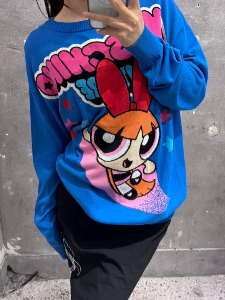 Moschino 모스키노 파워퍼프걸 크루넥 니트 3