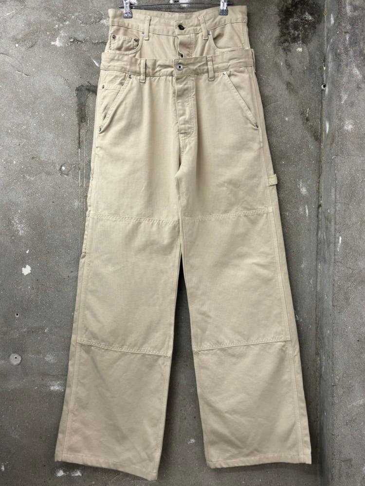 Off White 오프화이트 베이지 카팬터 더블 팬츠 3
