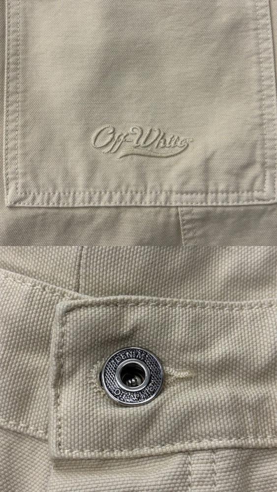 Off White 오프화이트 베이지 카팬터 더블 팬츠 11