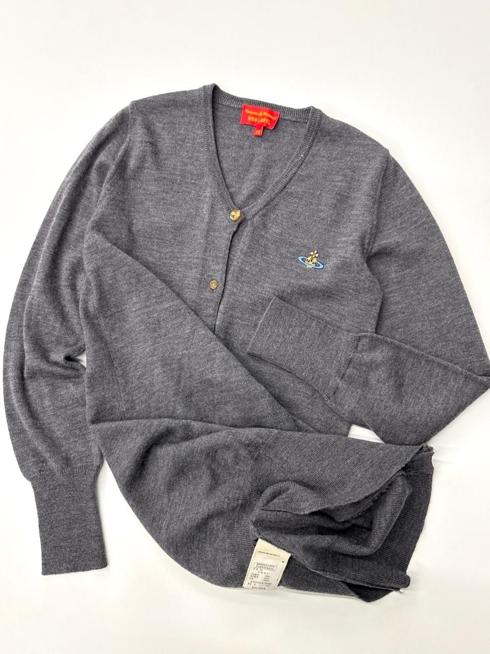 Vivienne Westwood 비비안웨스트우드 그레이 울 가디건 2