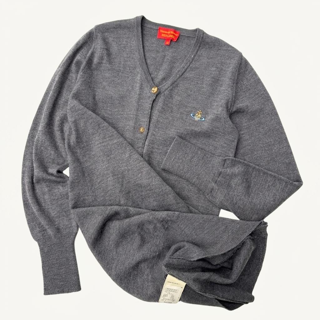Vivienne Westwood 비비안웨스트우드 그레이 울 가디건 1