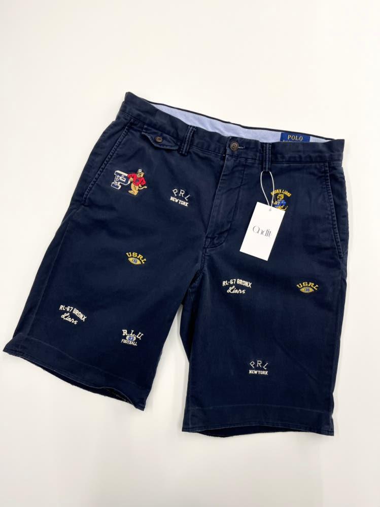 Polo by RalphLauren 폴로 랄프로렌 네이비 멀티자수 치노 하프팬츠 3
