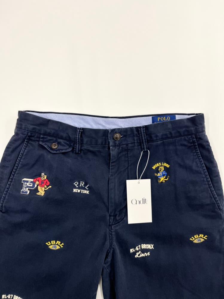 Polo by RalphLauren 폴로 랄프로렌 네이비 멀티자수 치노 하프팬츠 6