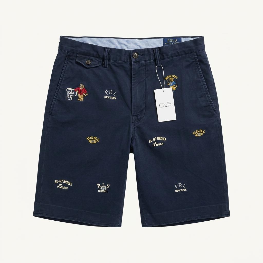 Polo by RalphLauren 폴로 랄프로렌 네이비 멀티자수 치노 하프팬츠 1
