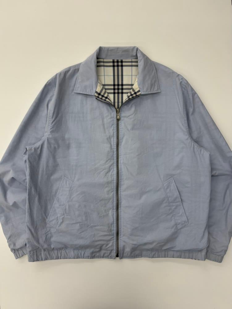Burberry 버버리 화이트-스카이블루 리버시블 노바체크 자켓 8