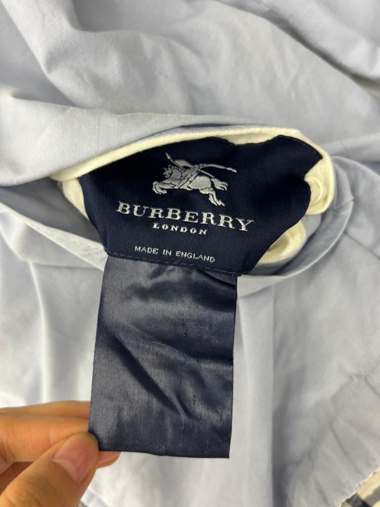 Burberry 버버리 화이트-스카이블루 리버시블 노바체크 자켓 11