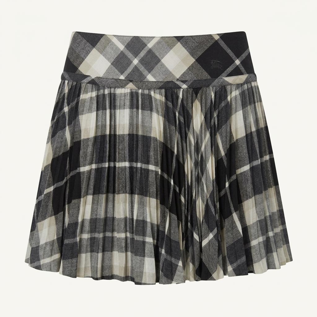 Burberry 버버리 블루라벨 체크 플리츠 스커트 1
