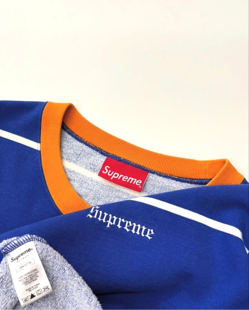 SUPREME 슈프림 17 F/W 스트라이프 패턴 크루넥 스웻셔츠 3