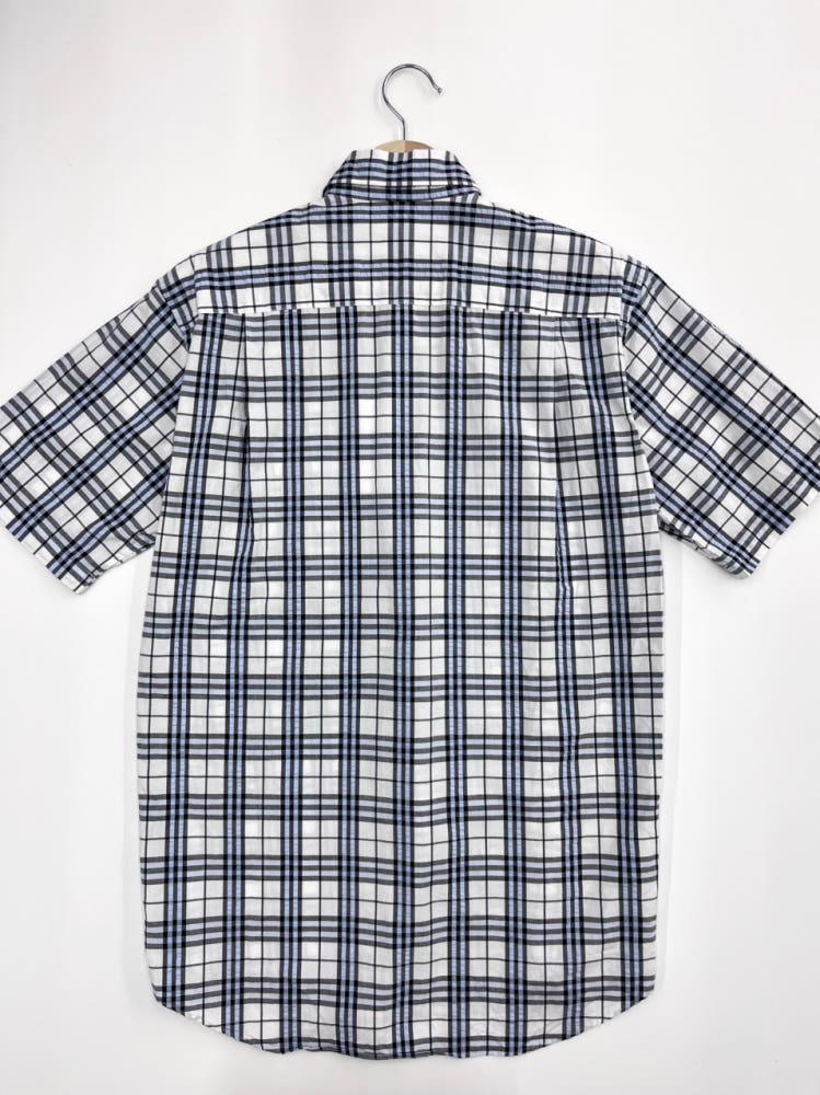 Burberry 버버리 런던 블루 체크 반팔 셔츠 5