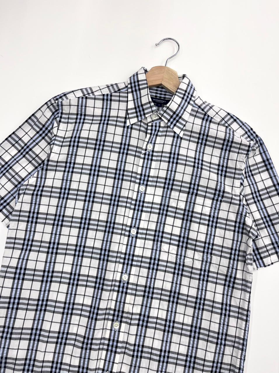 Burberry 버버리 런던 블루 체크 반팔 셔츠 2