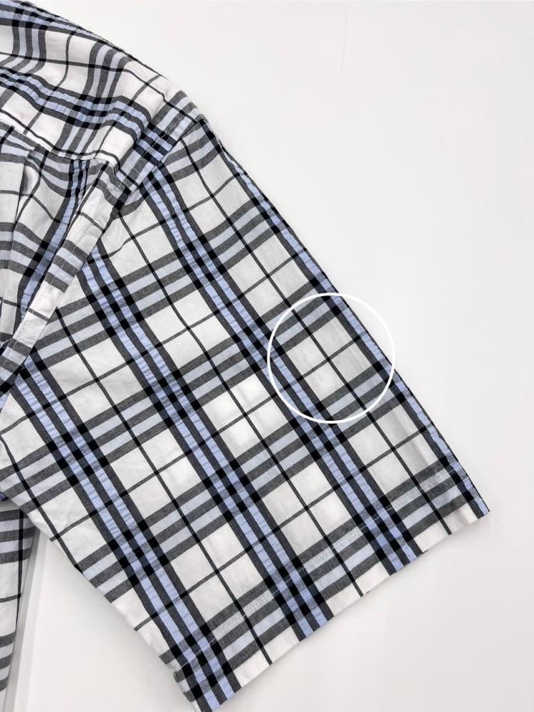 Burberry 버버리 런던 블루 체크 반팔 셔츠 8