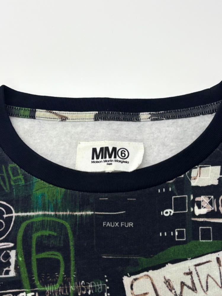 MM6 메종 마르지엘라 14FW 바스키아 프린트 맨투맨 7