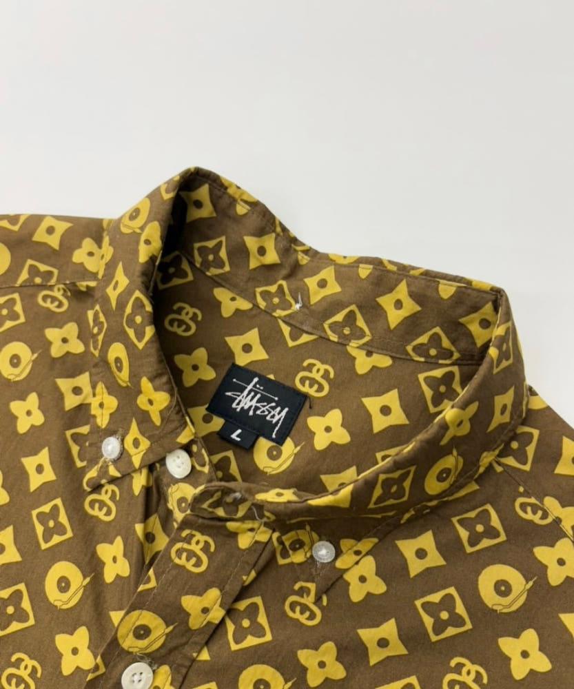 Stussy 스투시 90's 루이비통 패러디 하프 셔츠 5