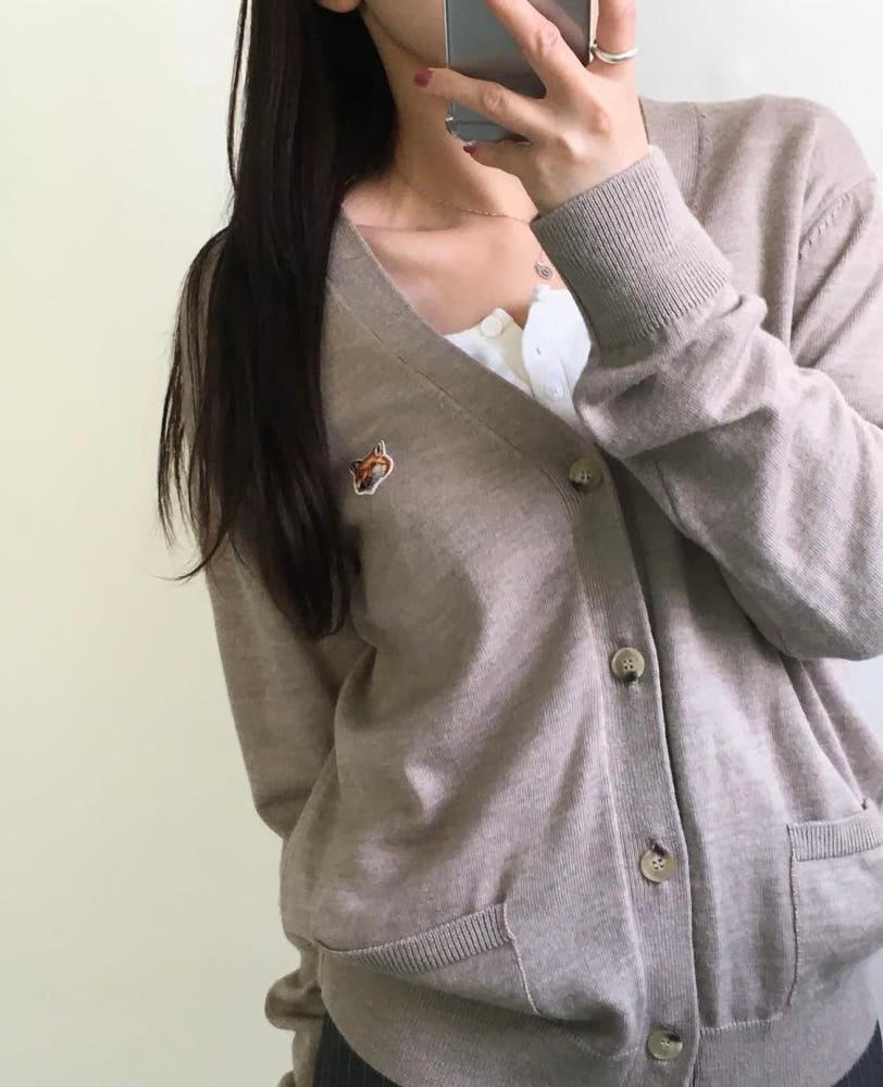 Maison Kitsune 메종키츠네 폭스패치 가디건 3